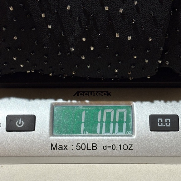 VTG Aspeed Womens Y2K Beaded Maxi Formal Evening Gown Dress Sz M Black Prom Glam - Picture 16 of 16